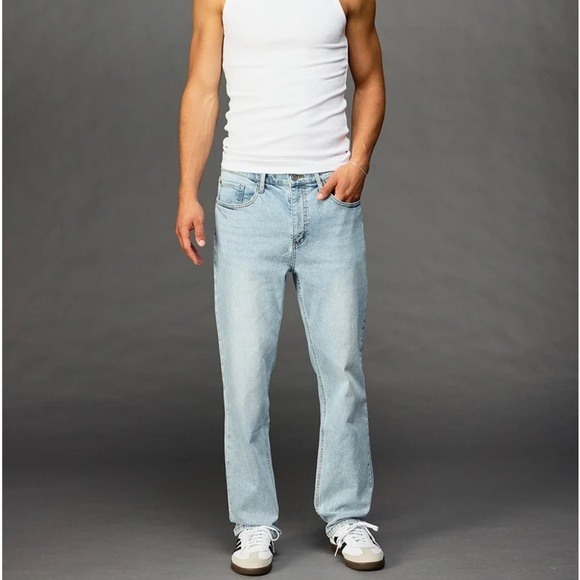 #24❤️ BNWOT RSQ NEW YORK SLIM STRAIGHT JEANS 36/30 - Picture 1 of 4